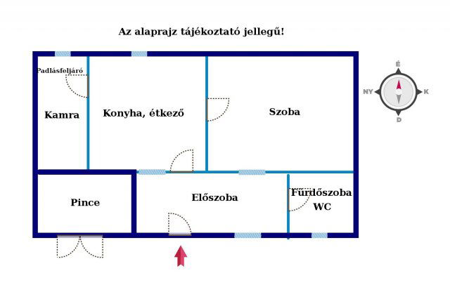 Eladó családi ház, Dombóváron 12.9 M Ft, 1+1 szobás