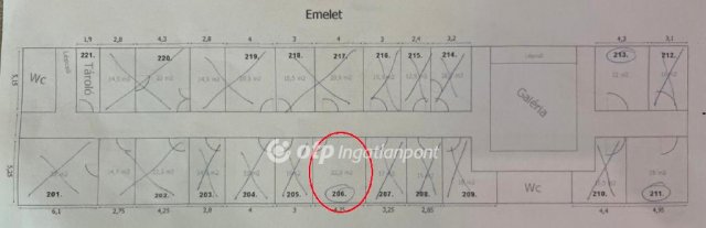 Kiadó iroda, Debrecenben 95 E Ft / hó / költözzbe.hu