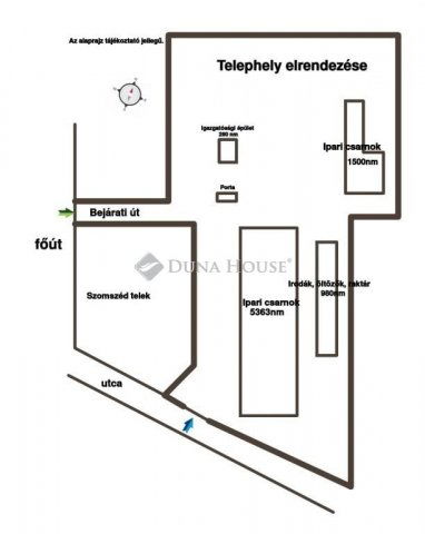 Eladó ipari ingatlan, Kisapostagon 1600 M Ft / költözzbe.hu
