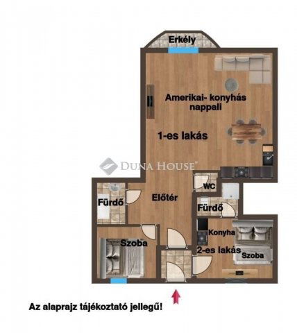 Eladó téglalakás, Budapesten, IX. kerületben 99.9 M Ft, 2 szobás