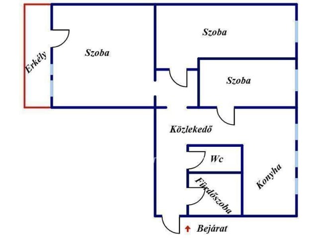 Eladó panellakás, Szigetszentmiklóson 61.9 M Ft, 1+2 szobás