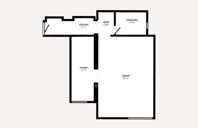 Eladó téglalakás, Nyíregyházán 42.9 M Ft, 3 szobás