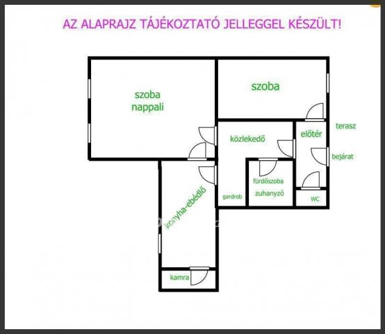 Eladó téglalakás, Debrecenben 78 M Ft, 2 szobás