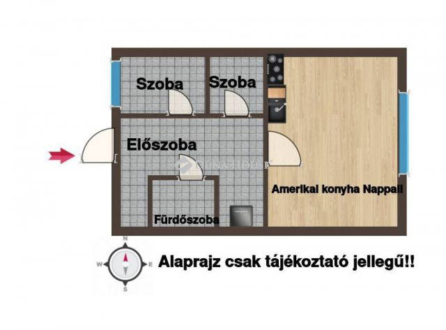 Eladó téglalakás, Budapesten, XXI. kerületben 47.6 M Ft