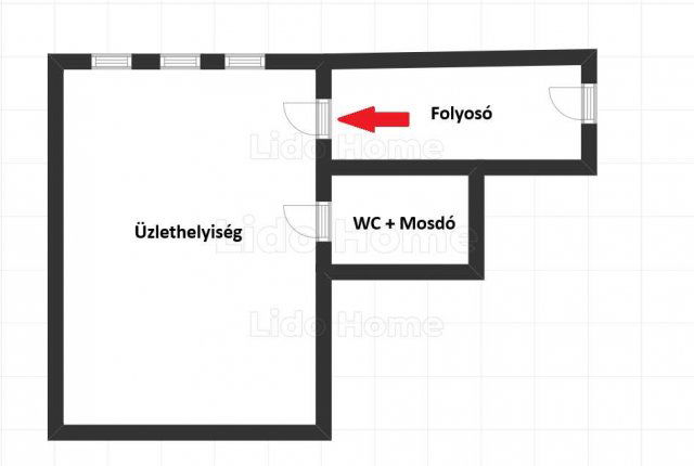 Kiadó üzlethelyiség, Nagykanizsán 50 E Ft / hó, 3 szobás