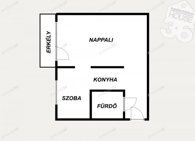 Eladó téglalakás, Kecskeméten 44.9 M Ft, 2 szobás