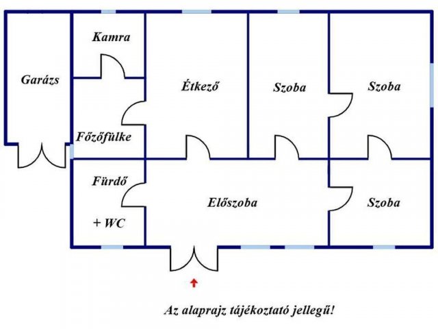 Eladó családi ház, Kunszentmártonban 7.6 M Ft, 2+1 szobás