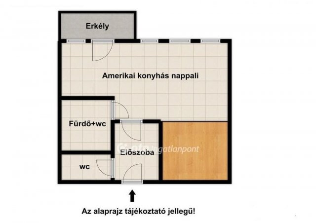 Eladó téglalakás, Hajdúszoboszlón 44.9 M Ft, 1 szobás