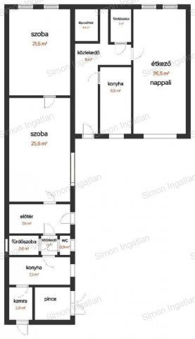 Eladó családi ház, Kecskeméten 129 M Ft, 7+1 szobás