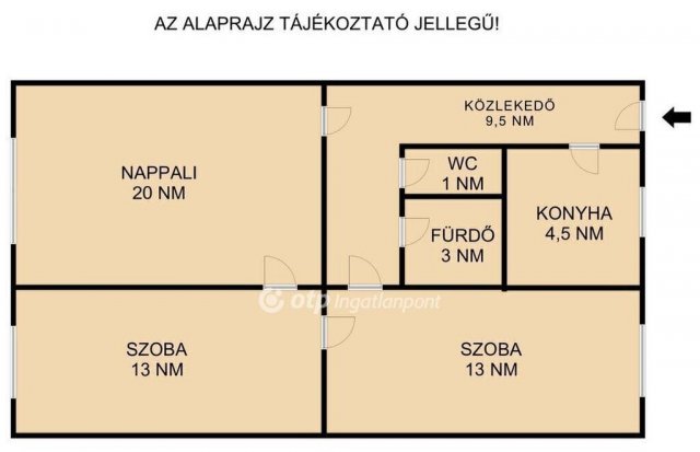 Eladó téglalakás, Budapesten, X. kerületben 69.2 M Ft, 3 szobás