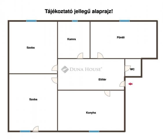 Eladó téglalakás, Debrecenben 52 M Ft, 2 szobás