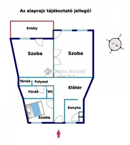 Eladó téglalakás, Nagykanizsán 37.5 M Ft, 3 szobás