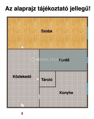 Eladó téglalakás, Várpalotán 36.7 M Ft, 1 szobás