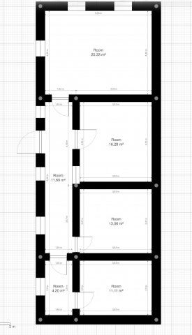 Eladó családi ház, Borgátán 13.9 M Ft, 3 szobás
