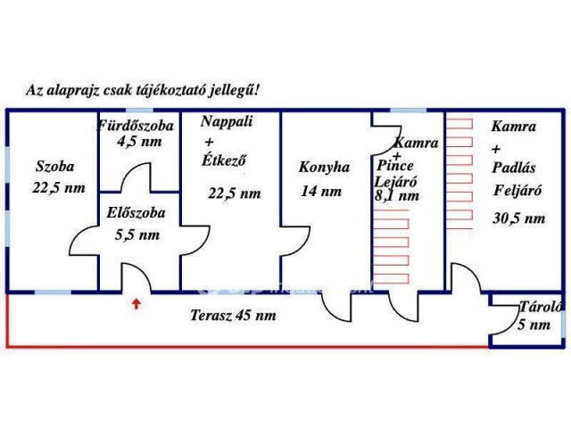 Eladó családi ház, Tápiógyörgyén 22.5 M Ft, 2 szobás