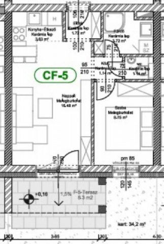 Eladó téglalakás, Levélen 41.8 M Ft, 2 szobás