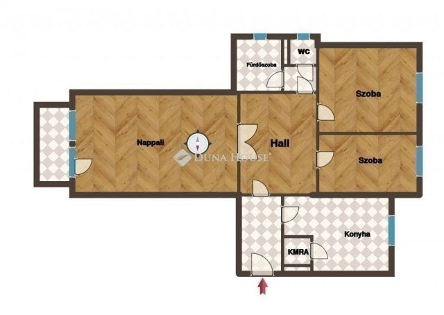 Eladó panellakás, Budapesten, IX. kerületben 84.9 M Ft, 3 szobás