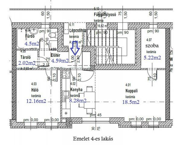 Eladó téglalakás, Budapesten, XXII. kerületben 79.9 M Ft
