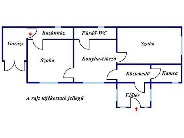 Eladó családi ház, Besenyődön 16.5 M Ft, 2 szobás