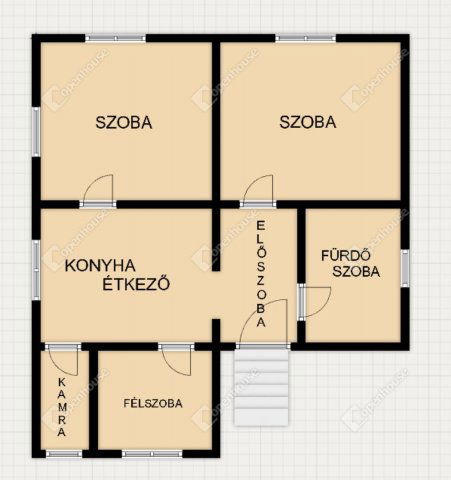 Eladó családi ház, Komáromban 49 M Ft, 3 szobás