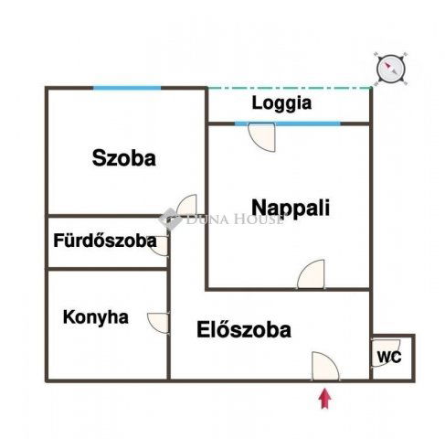 Eladó téglalakás, Dunakeszin 57.9 M Ft, 2 szobás