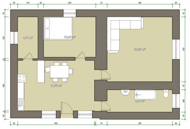Eladó családi ház, Abonyban 34.9 M Ft, 2 szobás