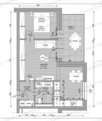 Eladó téglalakás, Győrött 63.943 M Ft, 2 szobás
