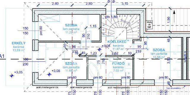 Eladó ikerház, Vecsésen 105 M Ft, 4 szobás