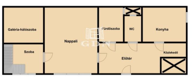 Eladó téglalakás, Budapesten, VIII. kerületben 78 M Ft, 2 szobás