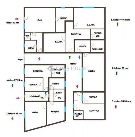 Eladó téglalakás, Kecskeméten 185 M Ft, 7 szobás