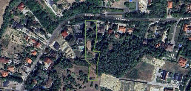 Eladó telek, Győrújbaráton, Liszt Ferenc utcában 52.85 M Ft