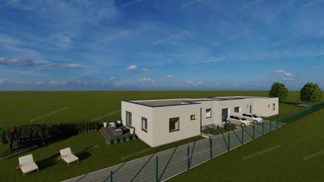 Eladó ikerház, Nyírpazonyon 76 M Ft, 3 szobás