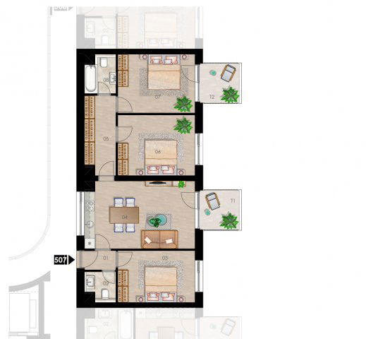 Eladó téglalakás, Budapesten, XVIII. kerületben, Üllői úton