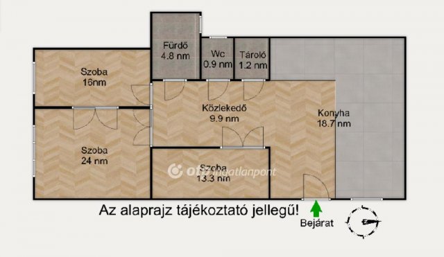 Eladó téglalakás, Budapesten, VIII. kerületben 135 M Ft