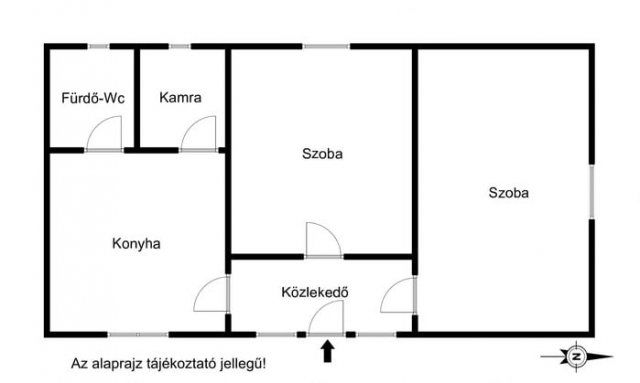 Eladó családi ház, Nyíregyházán 23 M Ft, 2 szobás