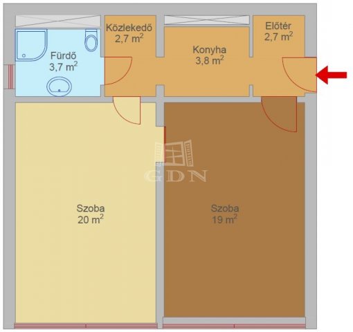 Eladó panellakás, Budapesten, XIV. kerületben 73.85 M Ft