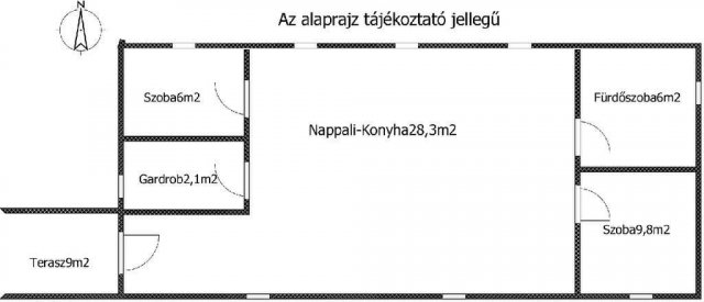 Eladó családi ház, Dömsödön 53.9 M Ft, 3 szobás
