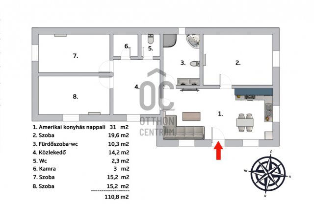 Eladó családi ház, Monoron 89.5 M Ft, 4 szobás