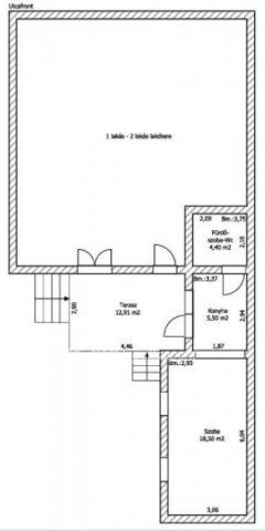 Eladó téglalakás, Orosházán 4.5 M Ft, 1 szobás