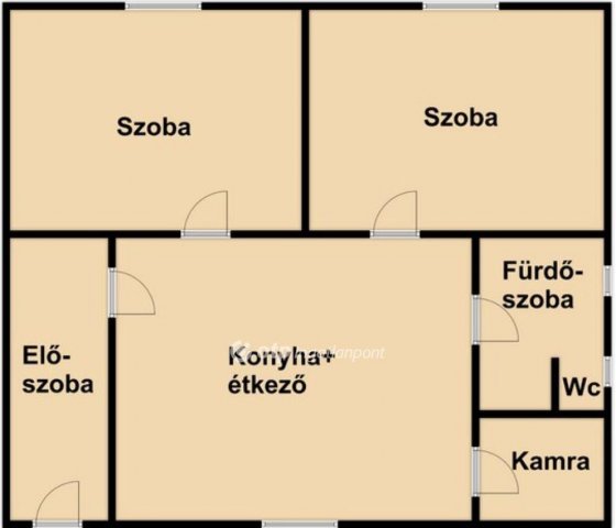 Eladó családi ház, Hajdúbagoson 33.999 M Ft, 2 szobás