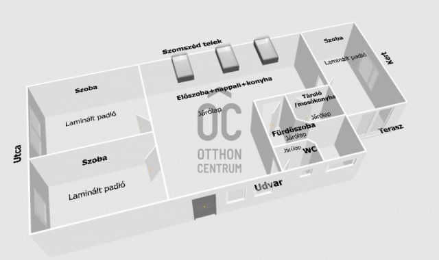 Eladó családi ház, Makón 54.9 M Ft, 3 szobás