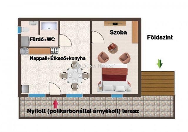 Eladó családi ház, Csörögön 54.5 M Ft, 2 szobás
