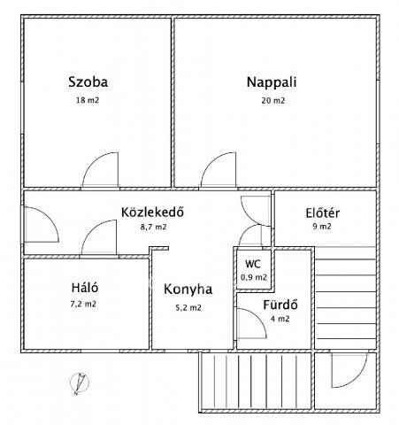 Eladó panellakás, Ajkán 57.6 M Ft, 3+1 szobás