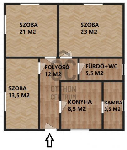 Eladó családi ház, Győrött 80 M Ft, 3 szobás