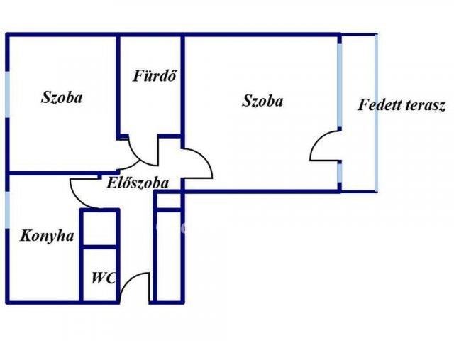 Eladó panellakás, Pécsett 44.5 M Ft, 2 szobás