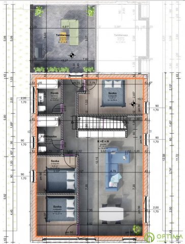 Eladó téglalakás, Budapesten, XVIII. kerületben 120.6 M Ft