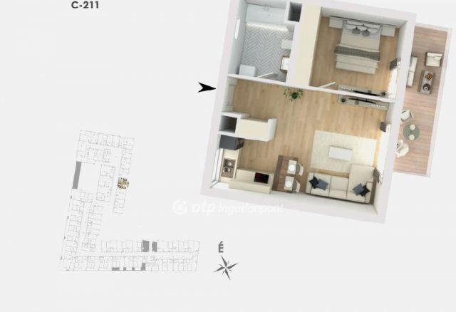 Eladó téglalakás, Budapesten, XIII. kerületben 89.85 M Ft