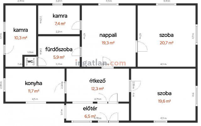 Eladó mezogazdasagi ingatlan, Tiszakécskén 29.9 M Ft, 3 szobás