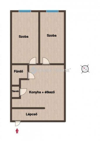 Eladó téglalakás, Budapesten, VI. kerületben 52.5 M Ft, 3 szobás