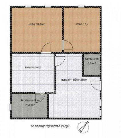 Eladó családi ház, Dunavecsén 29.9 M Ft, 2+1 szobás